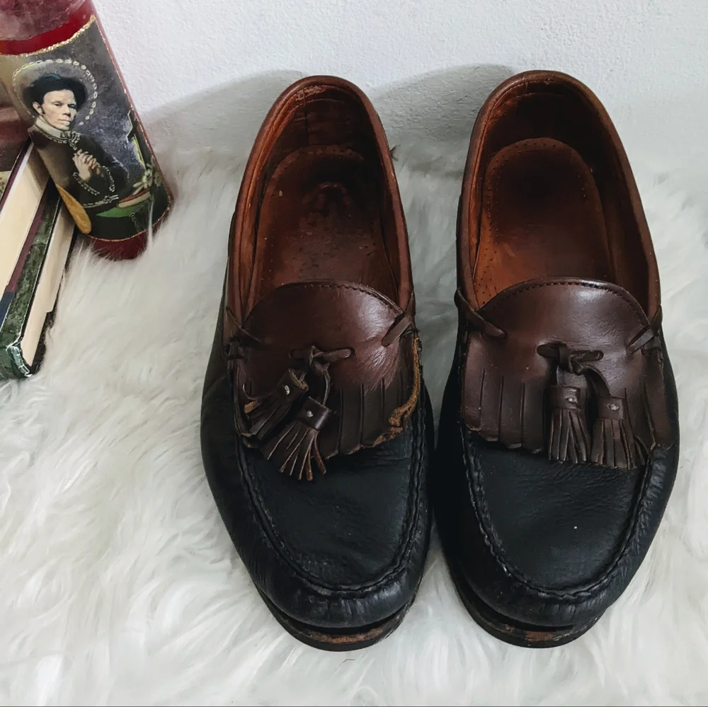 Allen Edmonds Leather Nashua Slip On Loafers Shoes 10